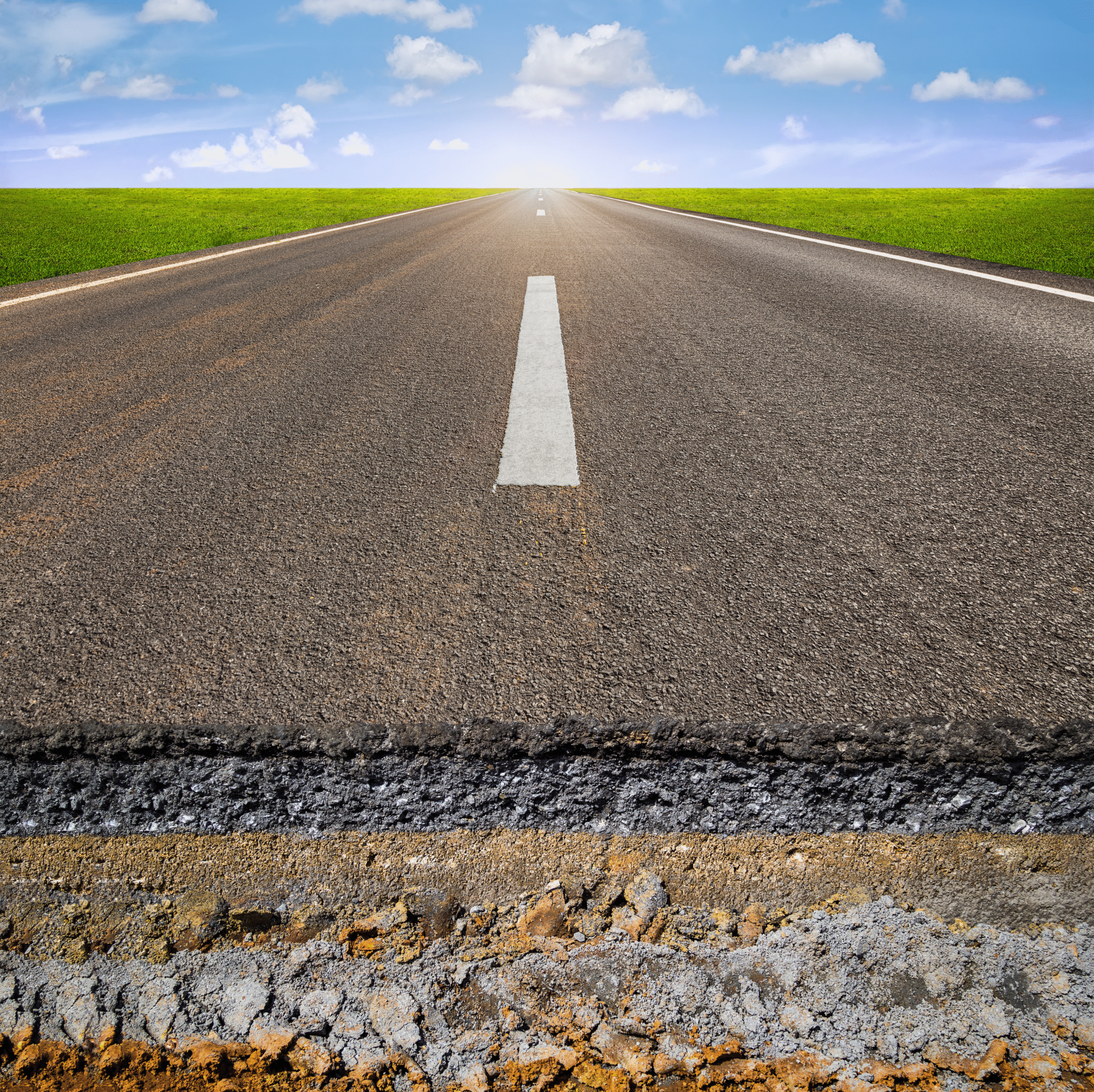 shutterstock 254645941 white lines scaled Catalogue of Standard Pavement Profiles for Local Government roads in WA 1